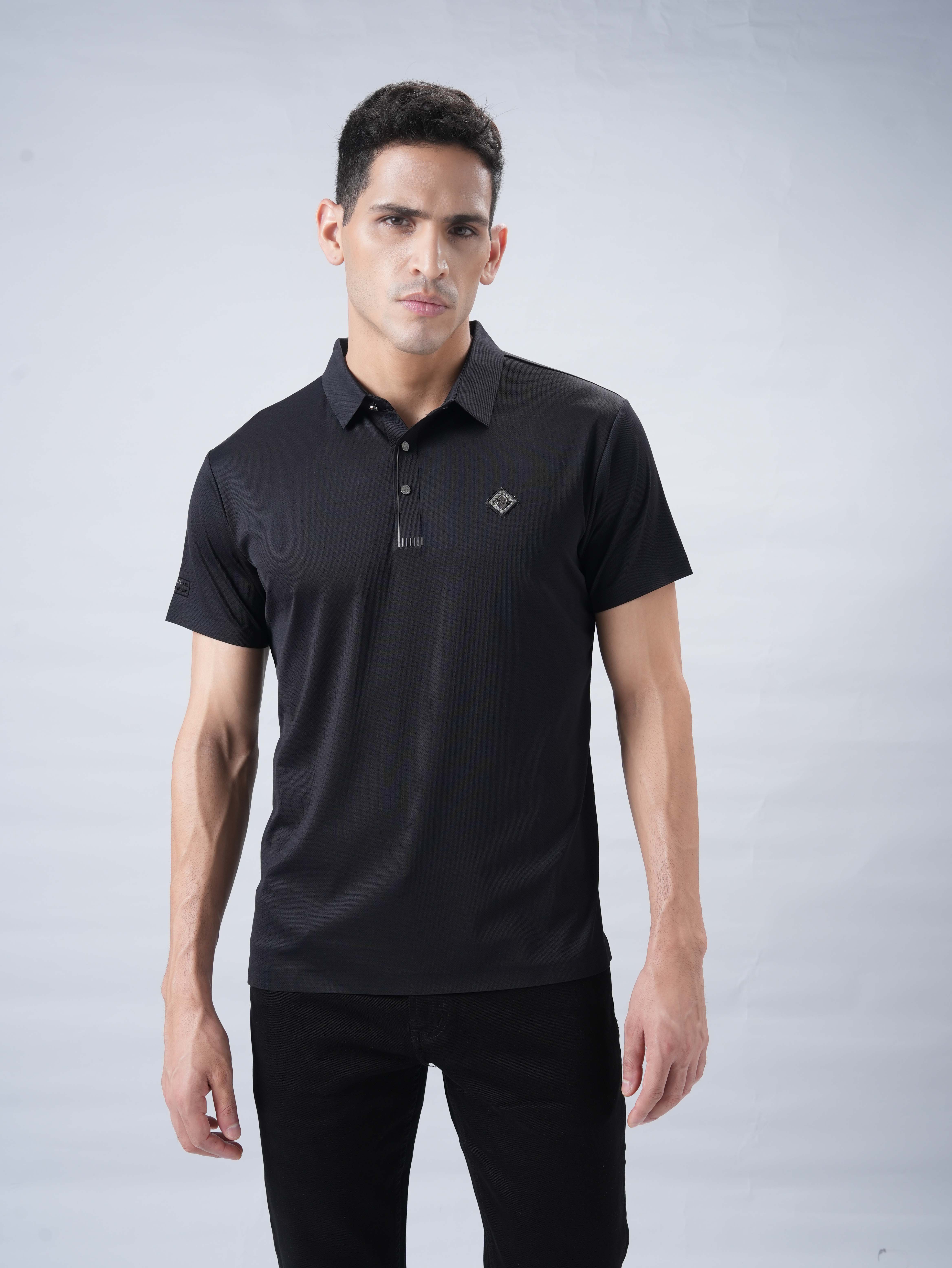 Black Polo T-shirt
